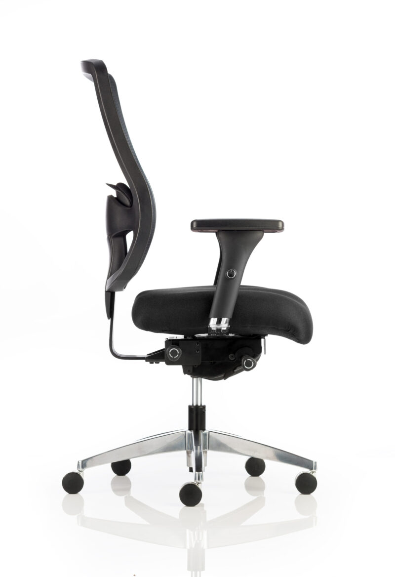 regent high mesh back ergonomic task operator office chair with arms