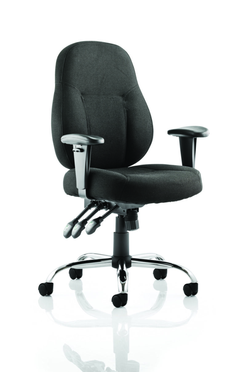 storm high back task operator office chair with arms