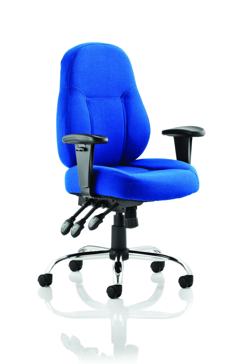 storm high back task operator office chair with arms