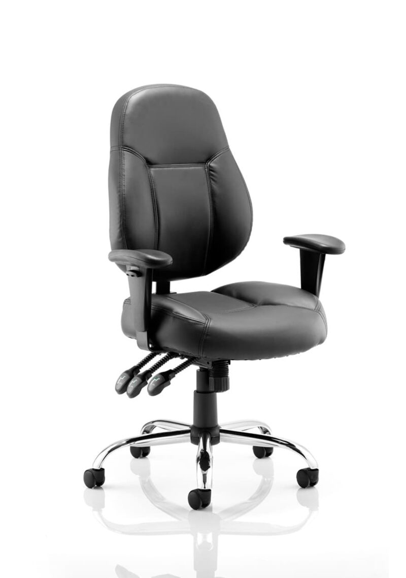 storm high back task operator office chair with arms