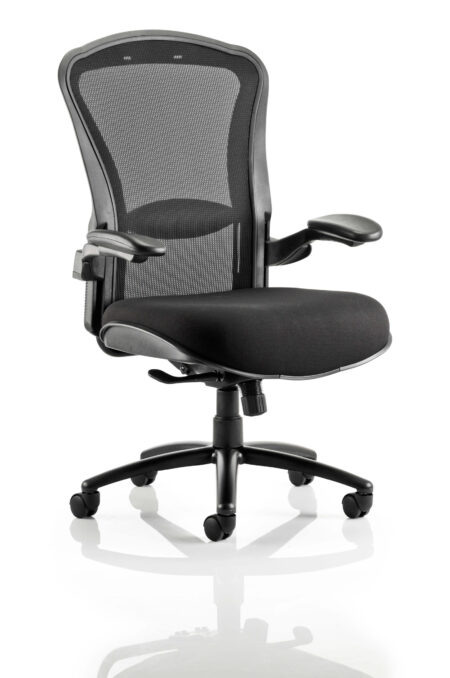 houston high mesh back heavy duty task operator office chair with arms