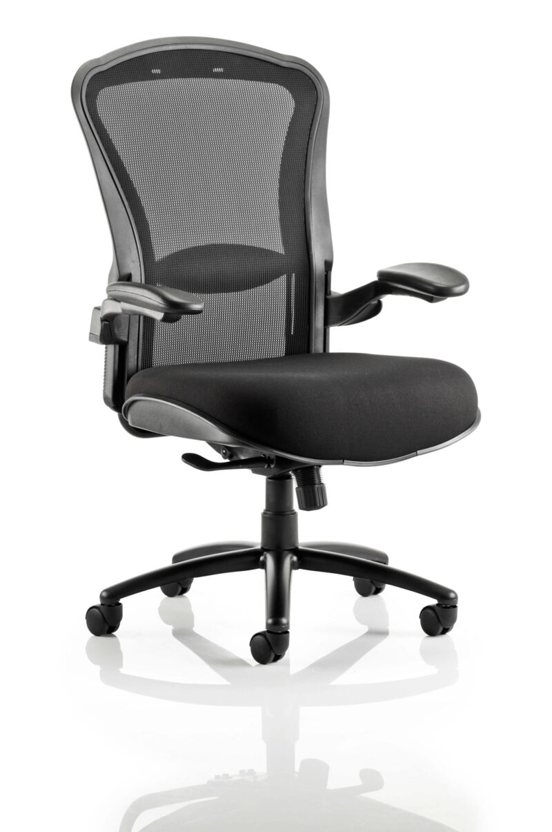 houston high mesh back heavy duty task operator office chair with arms