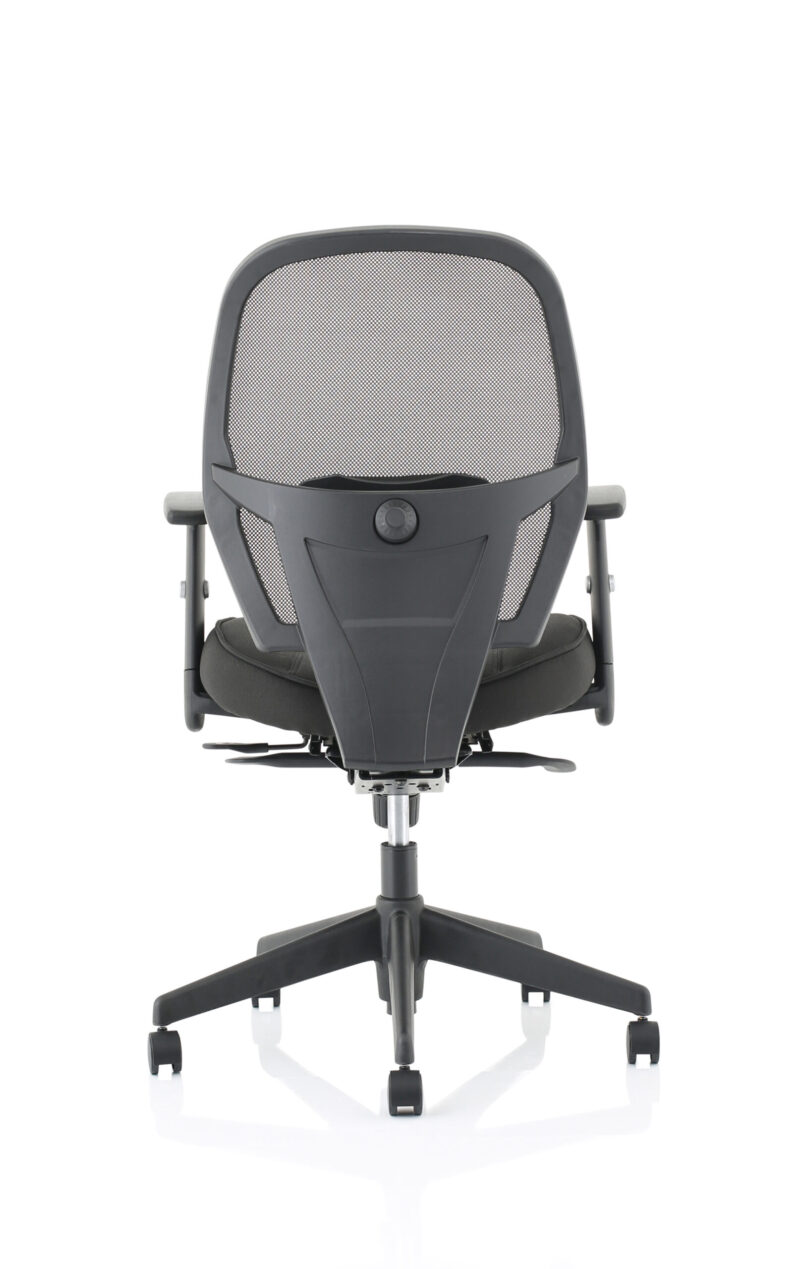 denver high mesh back black task operator office chair with arms