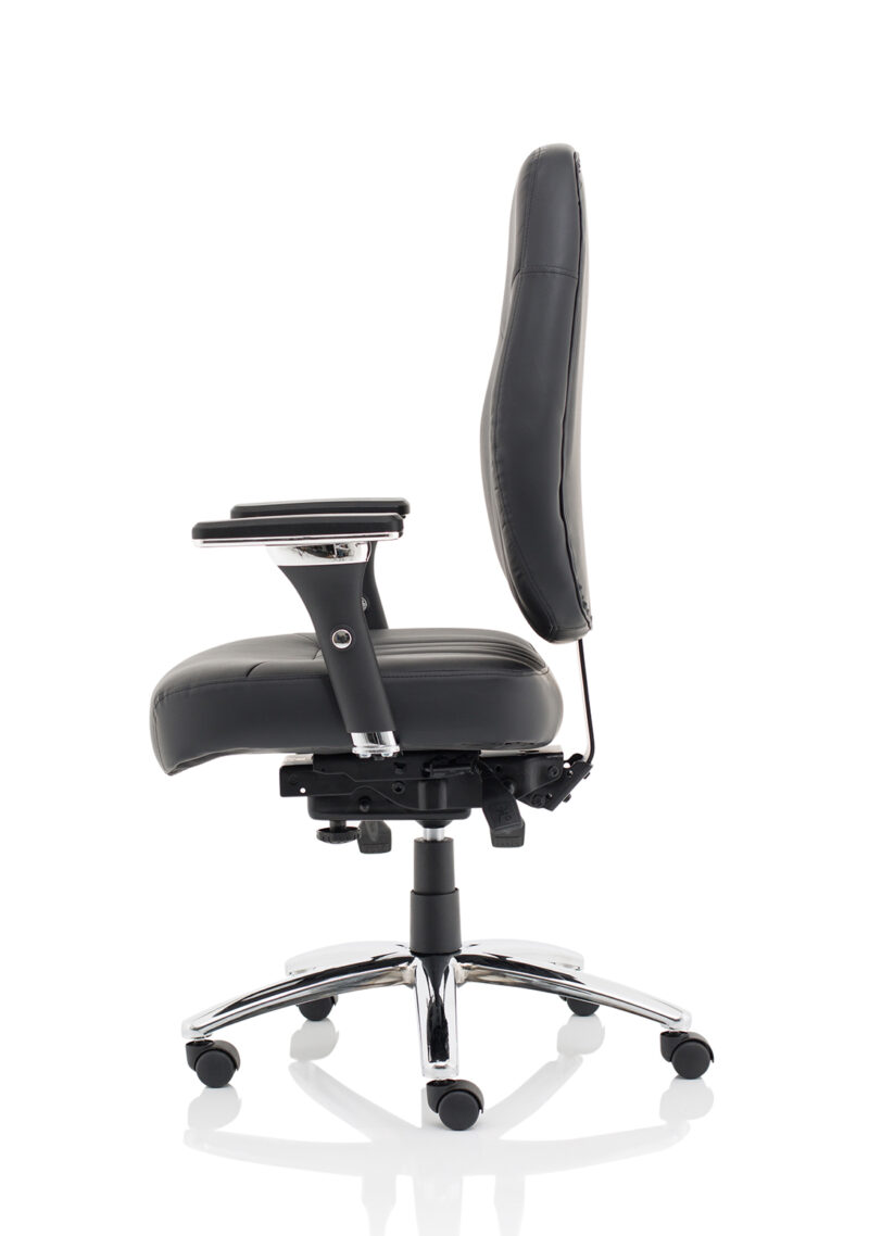 barcelona deluxe high back task operator office chair with arms