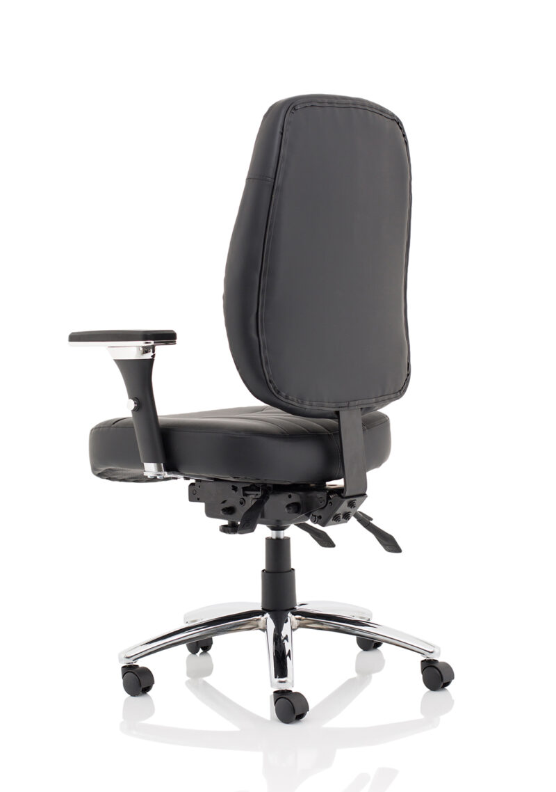 barcelona deluxe high back task operator office chair with arms