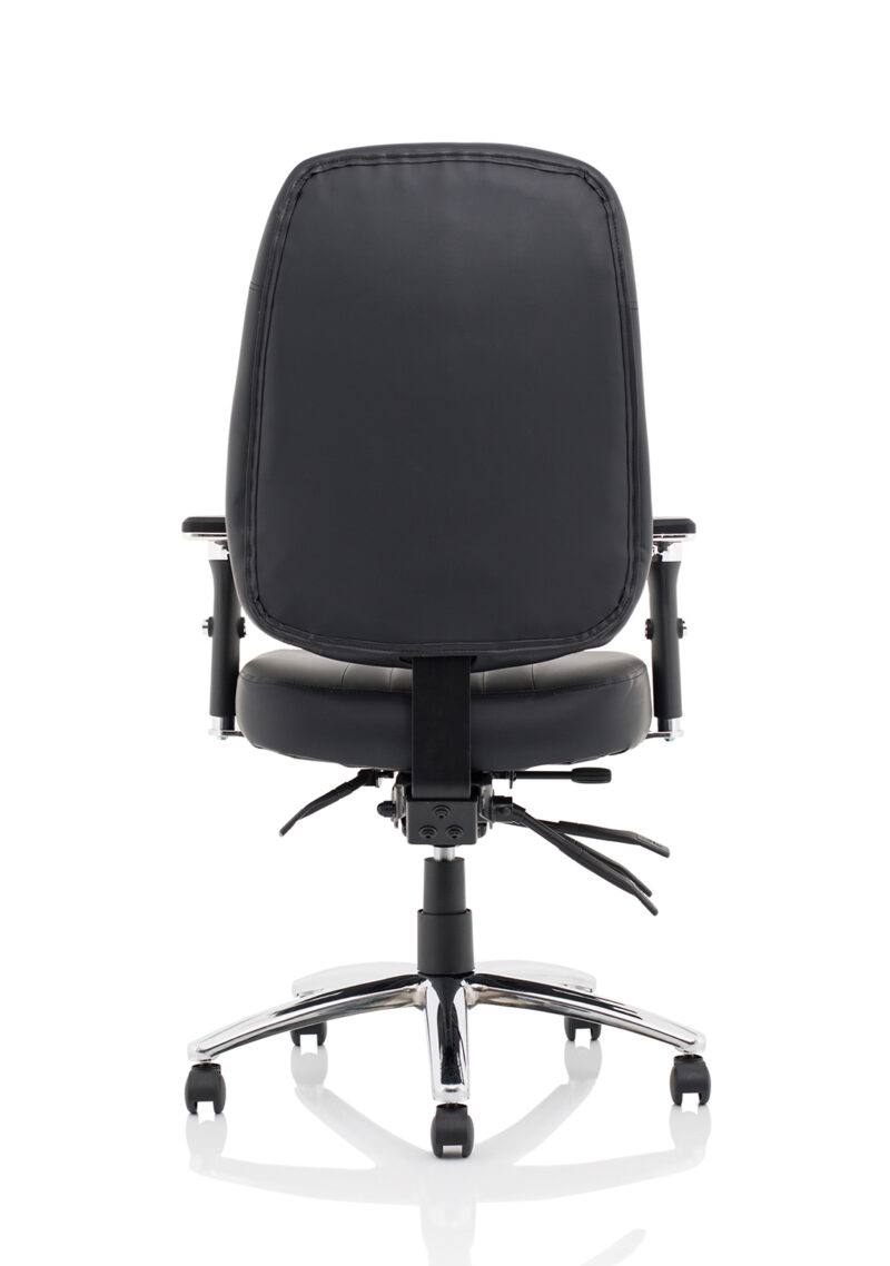 barcelona deluxe high back task operator office chair with arms