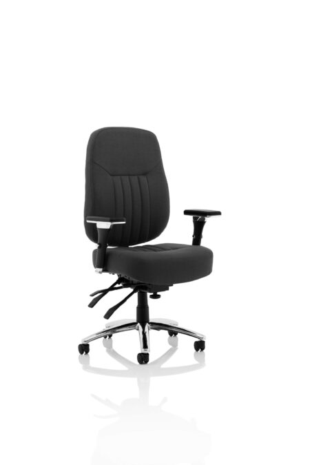 barcelona deluxe high back task operator office chair with arms