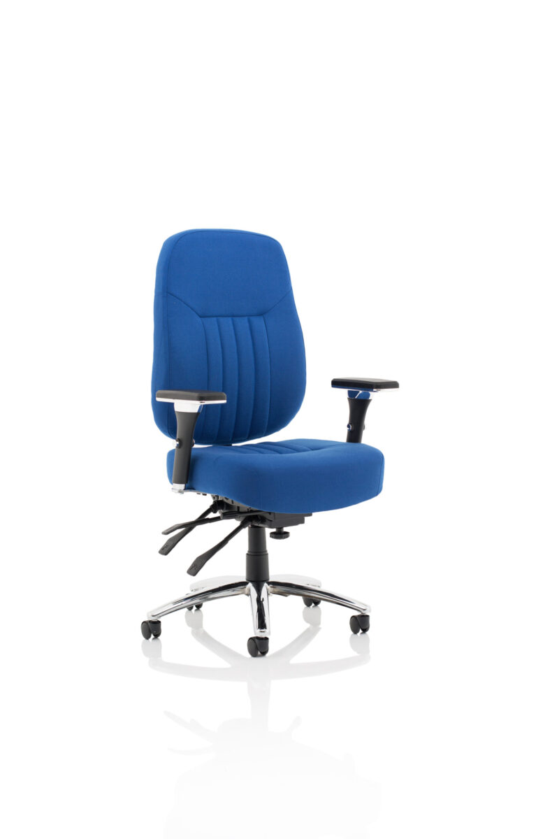 barcelona deluxe high back task operator office chair with arms