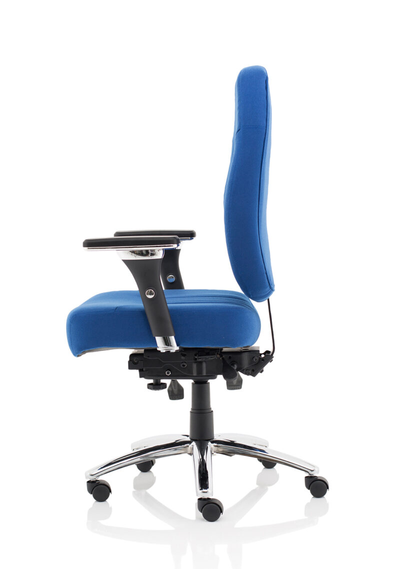 barcelona deluxe high back task operator office chair with arms