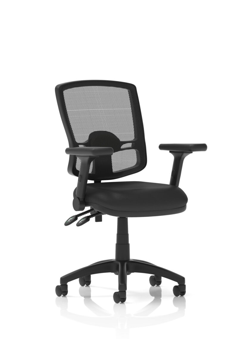 eclipse plus ii deluxe mesh back task operator office chair