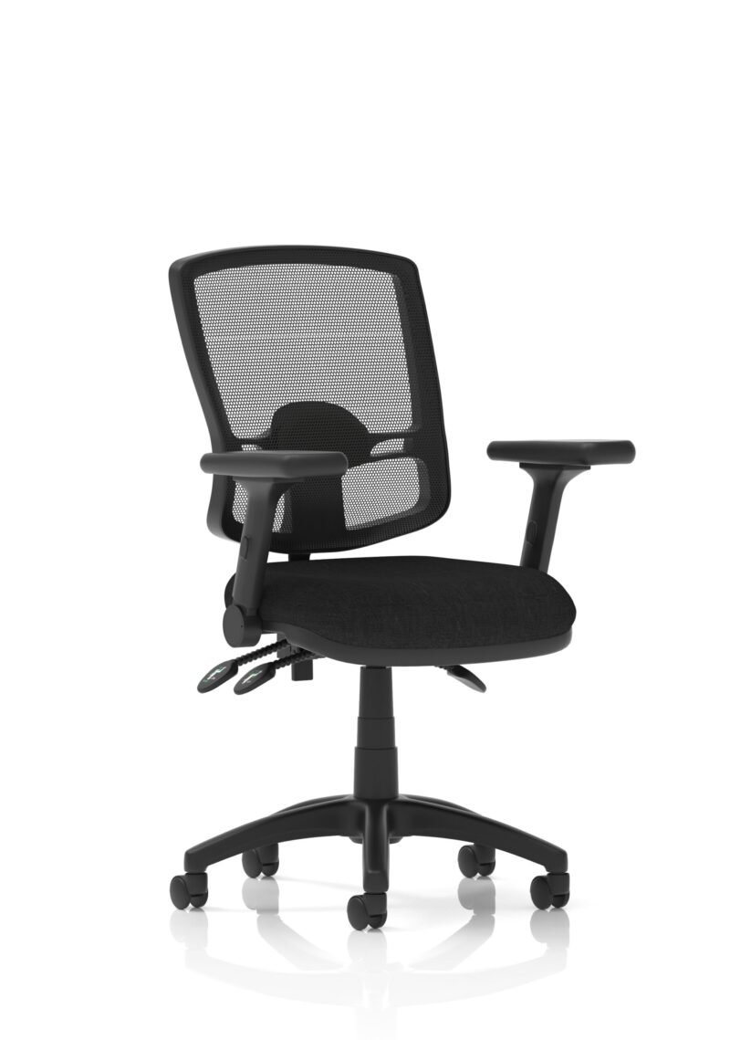 eclipse plus iii deluxe medium mesh back task operator office chair