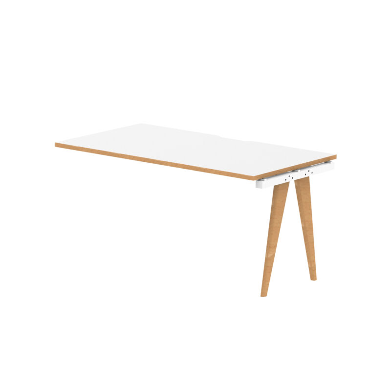oslo single row bench desk extension kit