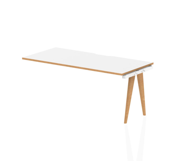 oslo single row bench desk extension kit