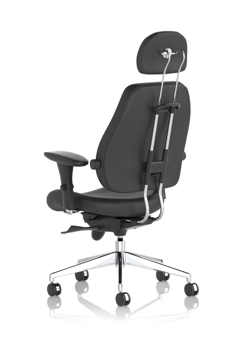 chiro plus ultimate high back ergonomic posture chair with arms and headrest