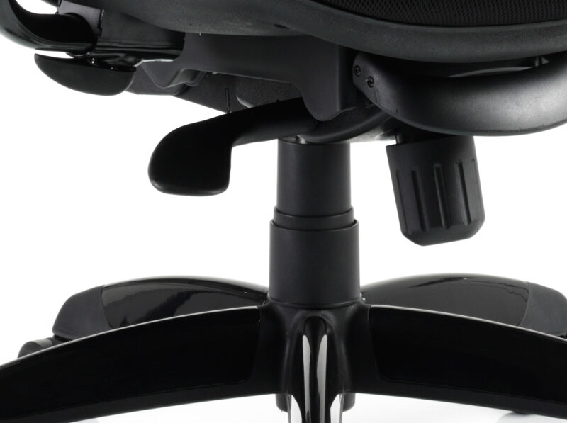 stealth shadow high mesh back ergonomic posture chair with arms