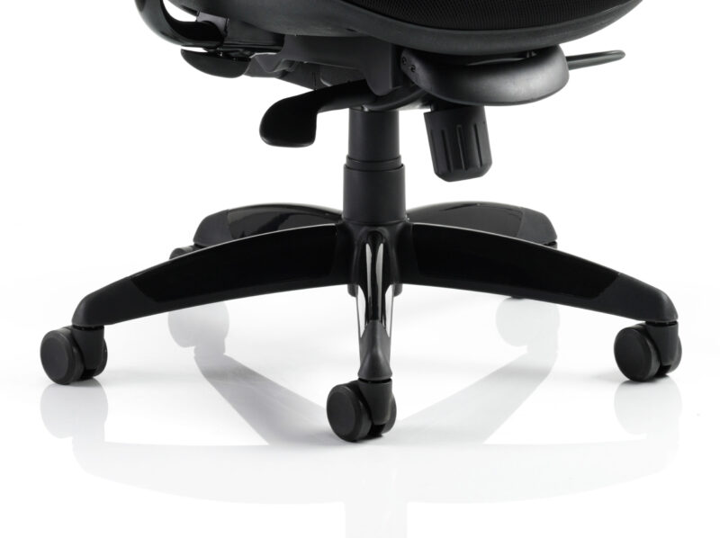 stealth shadow high mesh back ergonomic posture chair with arms