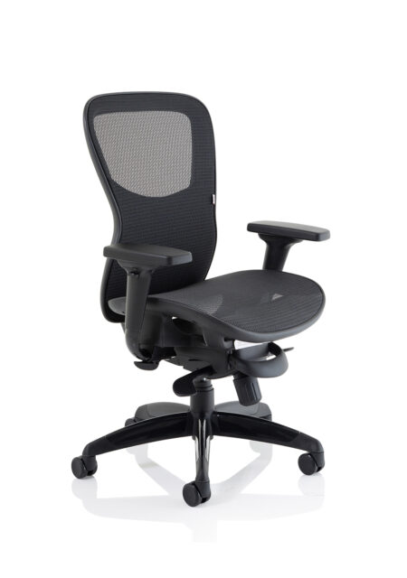 stealth shadow high mesh back ergonomic posture chair with arms
