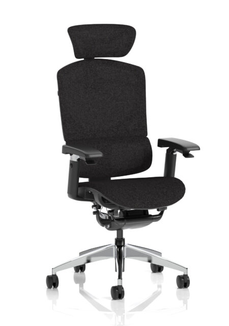 ergo click plus high back ergonomic posture office chair with arms and headrest