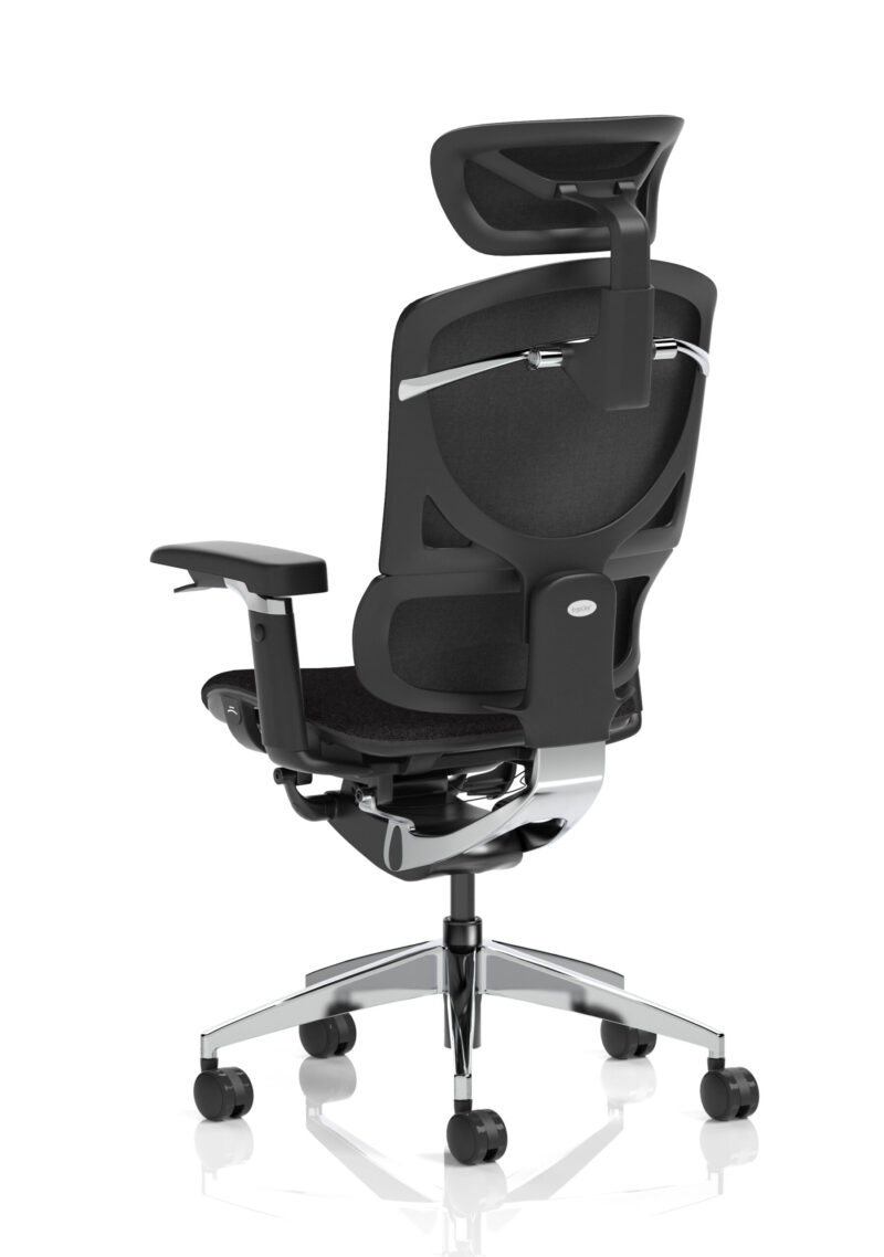 ergo click plus high back ergonomic posture office chair with arms and headrest