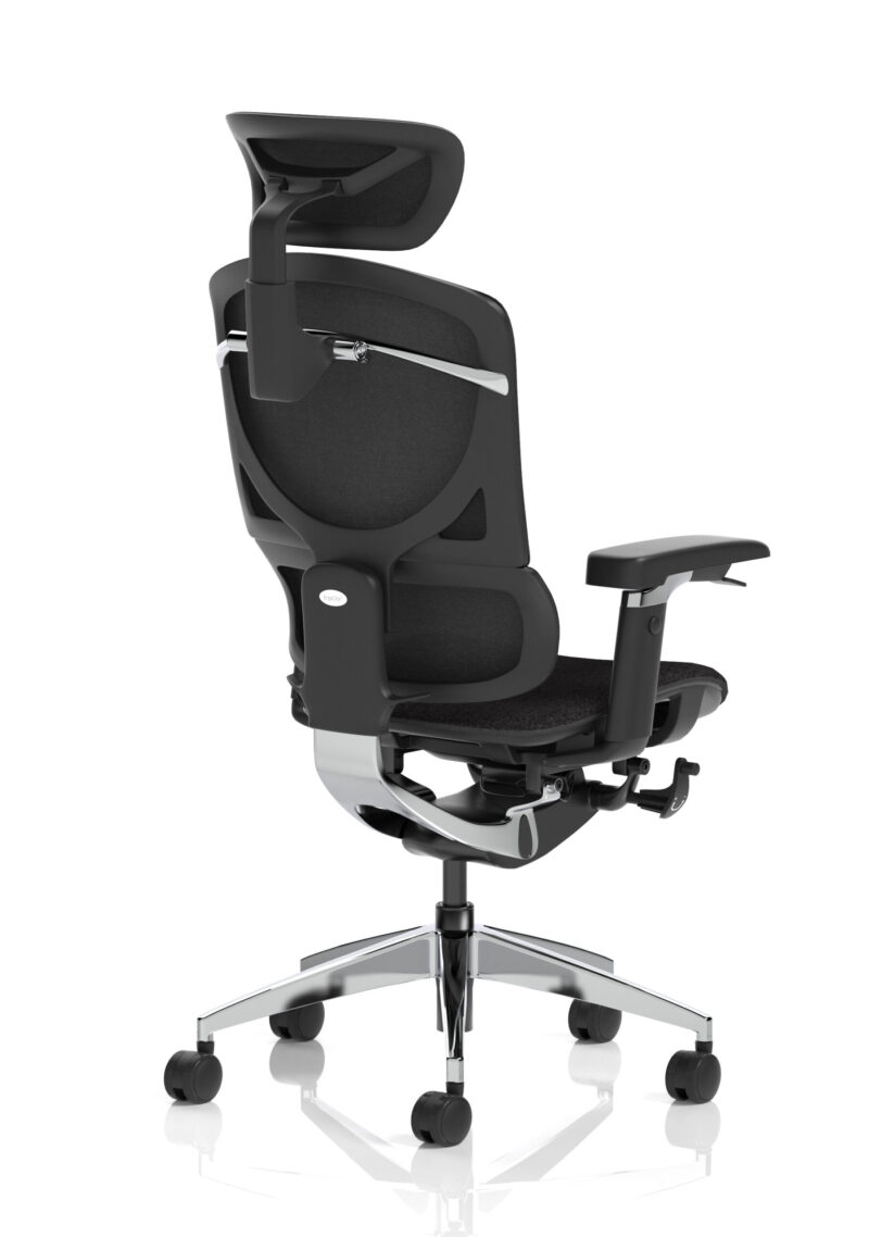 ergo click plus high back ergonomic posture office chair with arms and headrest