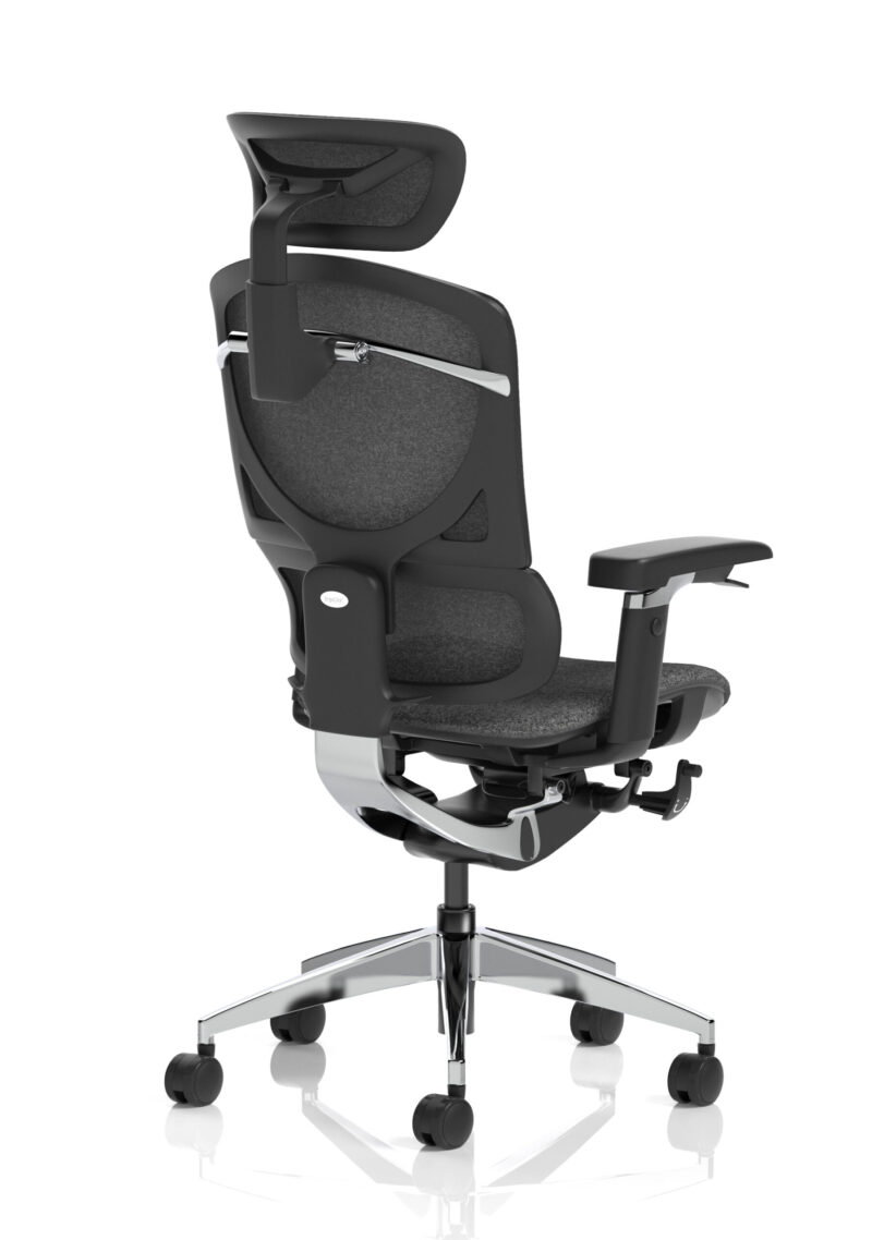 ergo click plus high back ergonomic posture office chair with arms and headrest