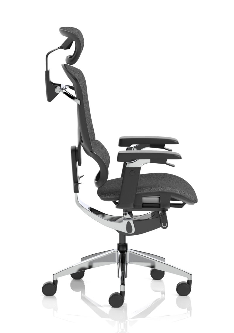 ergo click plus high back ergonomic posture office chair with arms and headrest