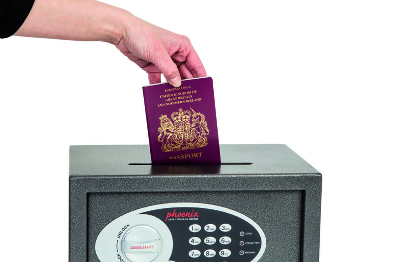 phoenix vela deposit home & office security safe