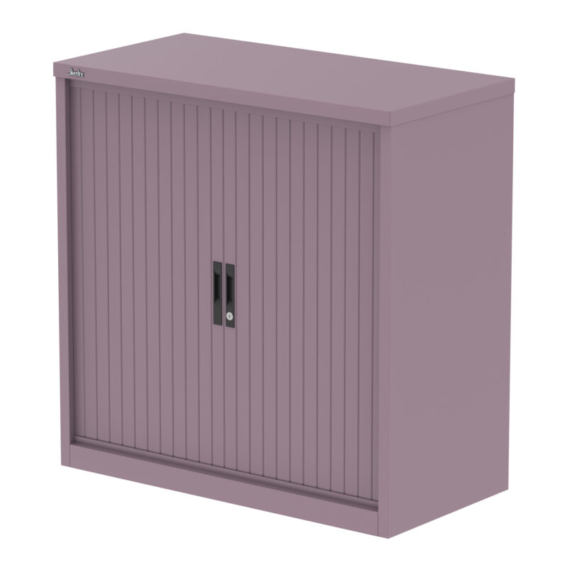 qube side tambour cupboard with shelves