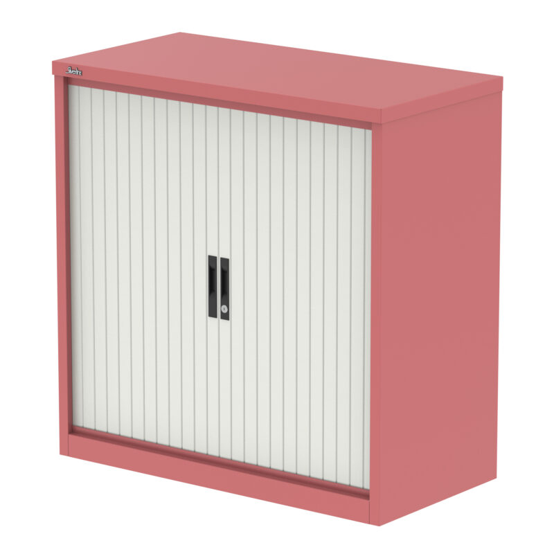qube side tambour cupboard with shelves