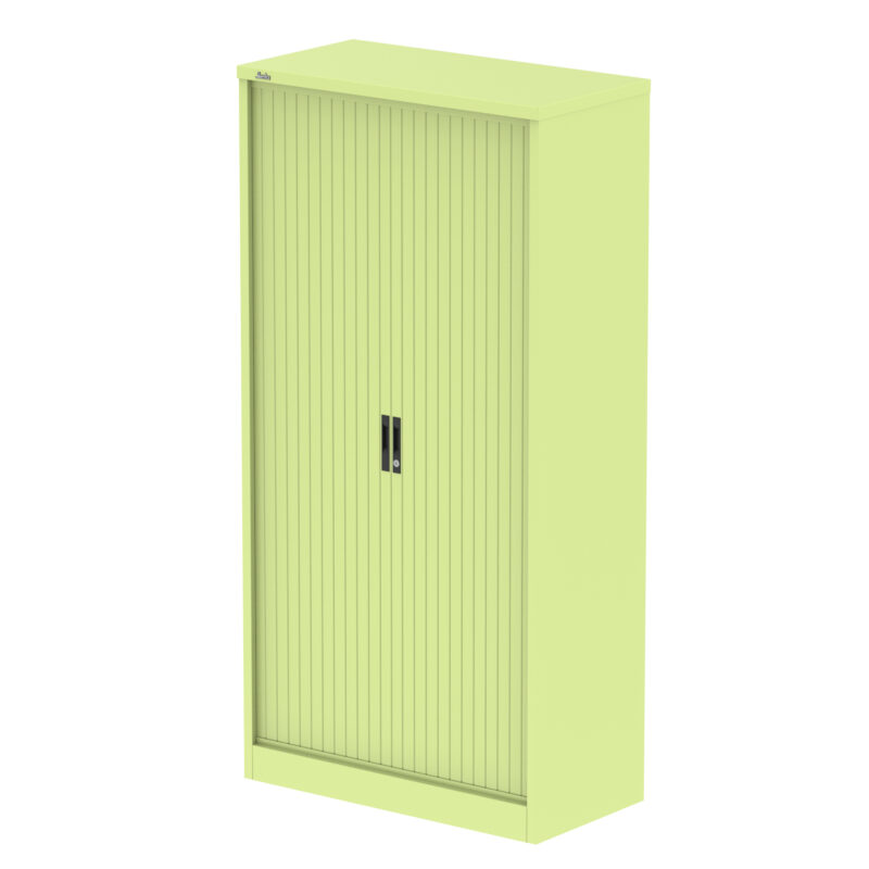 qube side tambour cupboard with shelves