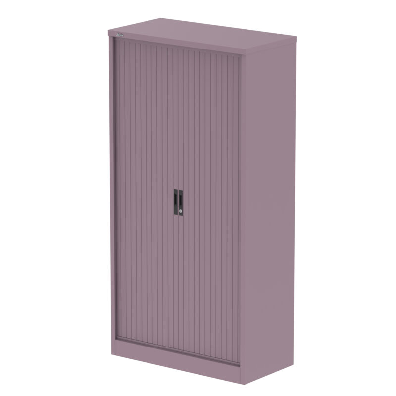 qube side tambour cupboard with shelves