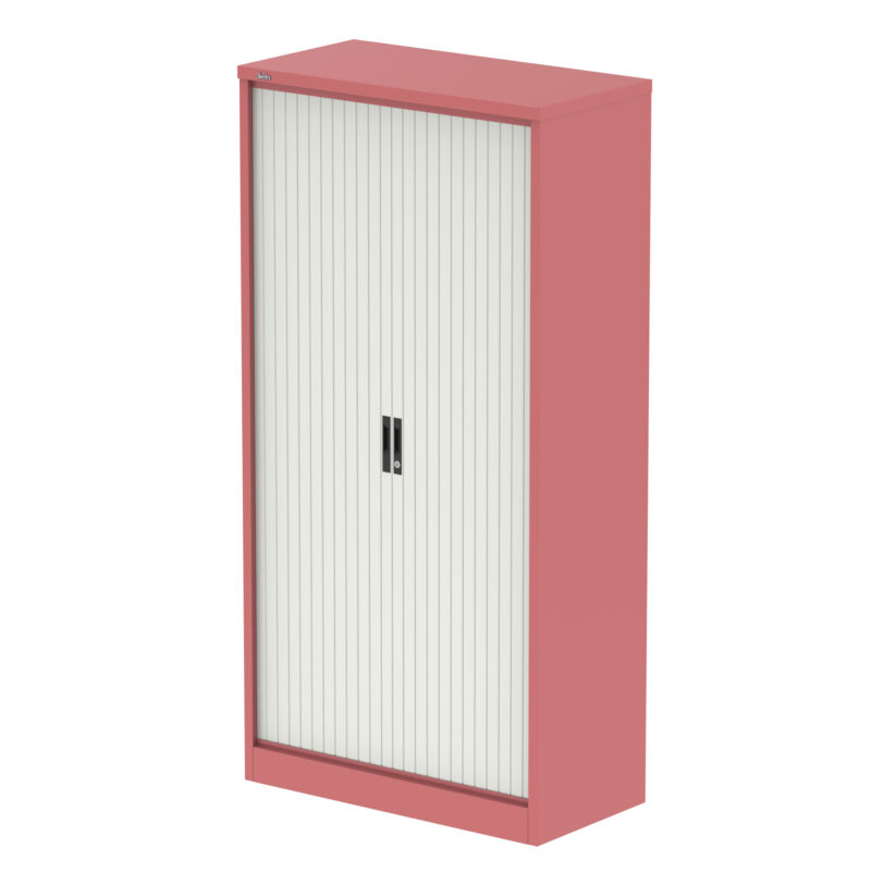 qube side tambour cupboard with shelves