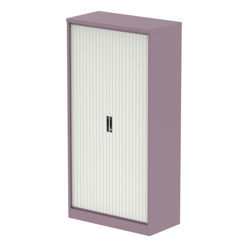 qube side tambour cupboard with shelves