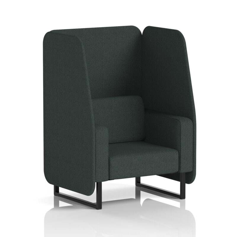 brixworth open booth with black legs in single tone