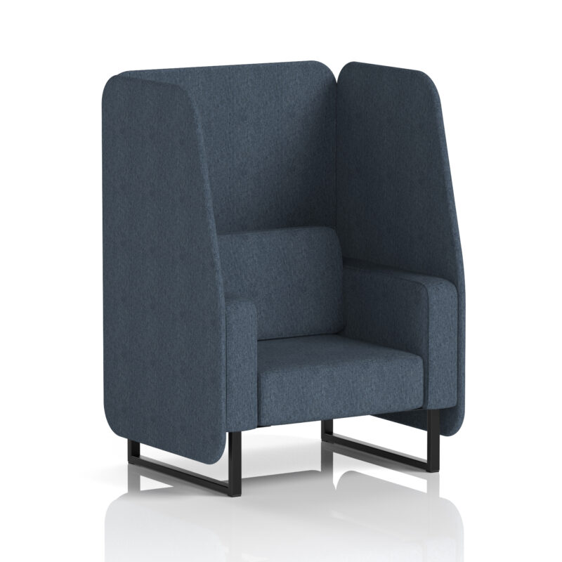 brixworth open booth with black legs in single tone