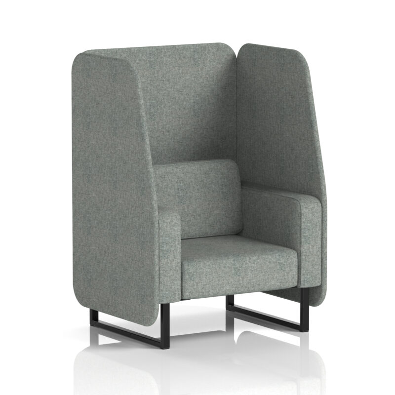 brixworth open booth with black legs in single tone