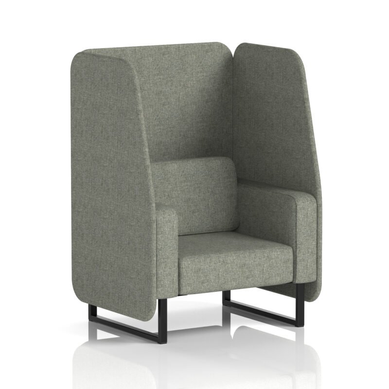 brixworth open booth with black legs in single tone