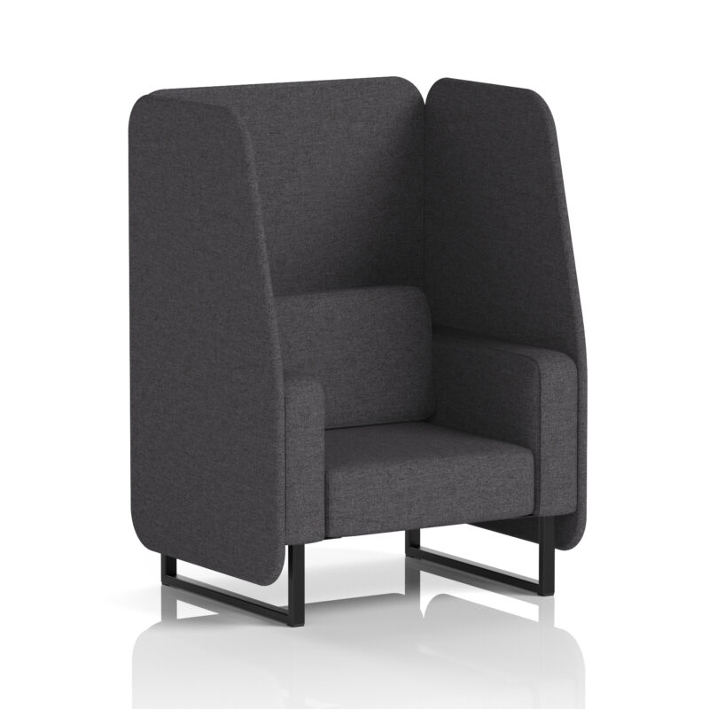 brixworth open booth with black legs in single tone