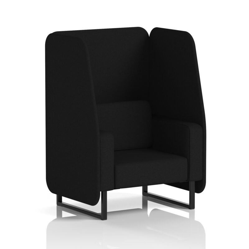 brixworth open booth with black legs in single tone