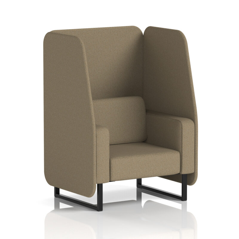 brixworth open booth with black legs in single tone