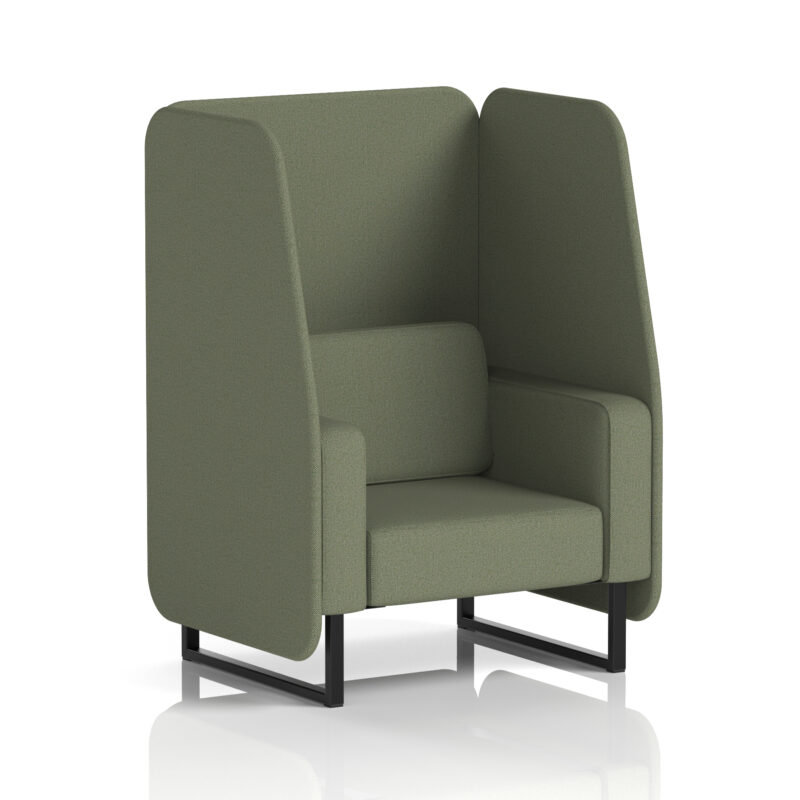 brixworth open booth with black legs in single tone