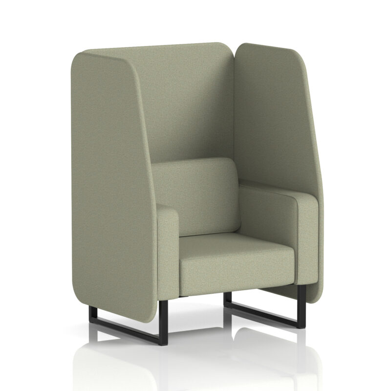 brixworth open booth with black legs in single tone