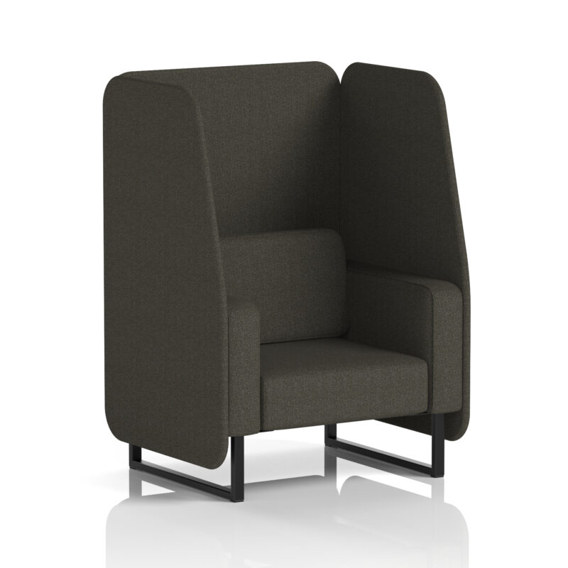 brixworth open booth with black legs in single tone