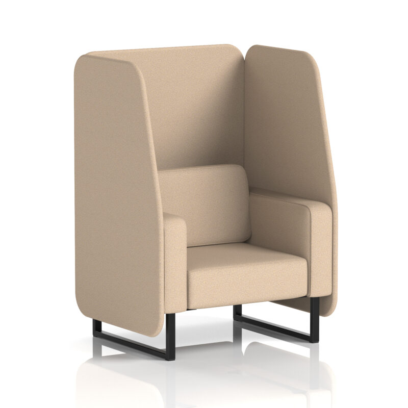 brixworth open booth with black legs in single tone
