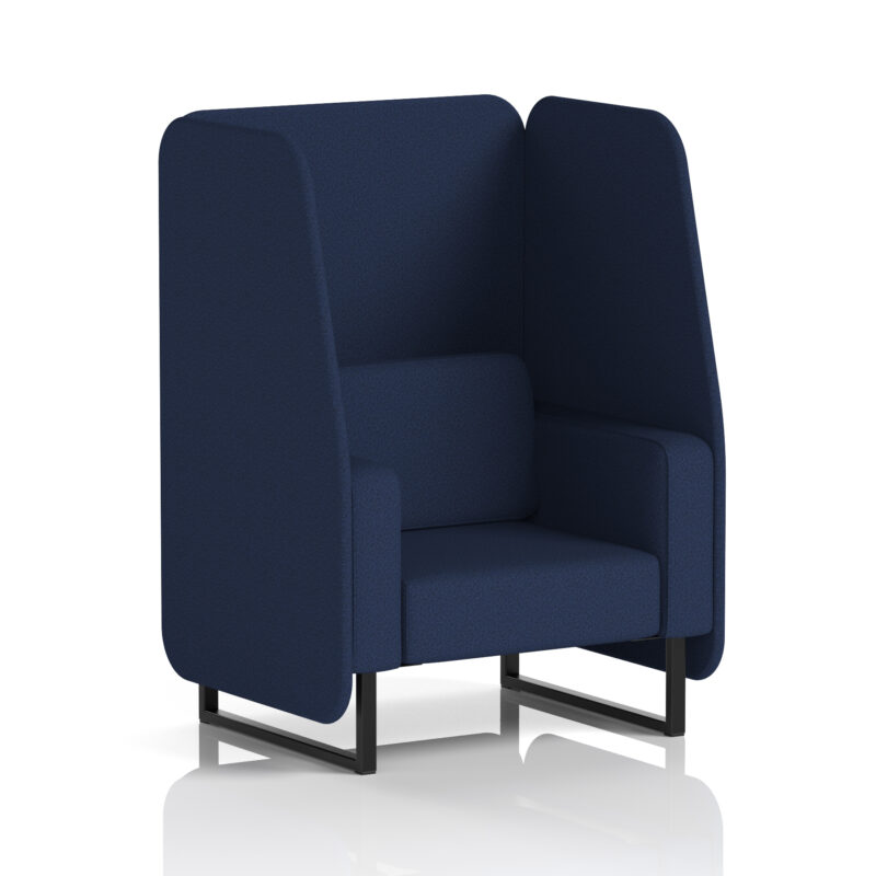 brixworth open booth with black legs in single tone