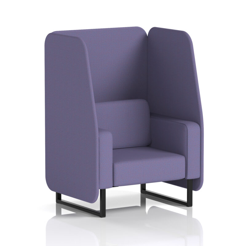 brixworth open booth with black legs in single tone