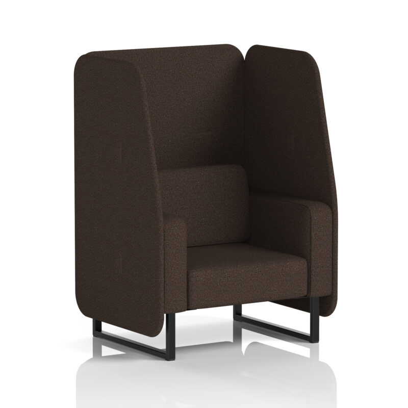brixworth open booth with black legs in single tone