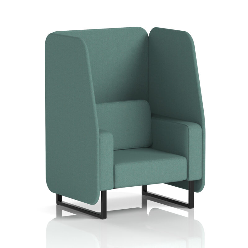 brixworth open booth with black legs in single tone