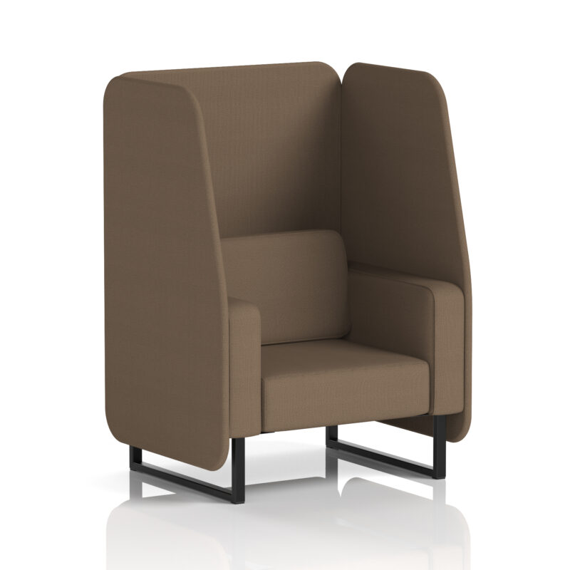 brixworth open booth with black legs in single tone