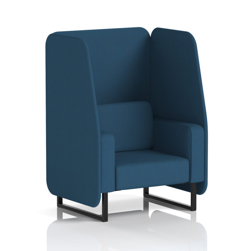 brixworth open booth with black legs in single tone